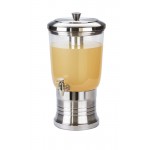 Round Stainless Steel Beverage Dispenser