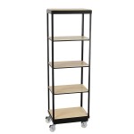 Blonde 5 Tier Cart