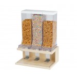 Blonde Push Tab Cereal Dispenser