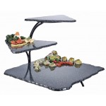 Metal 3 Tier Simulated Stone Riser